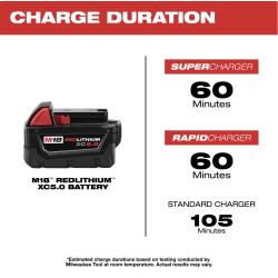 Baterías Milwaukee XC5.0 M18 capacidad extendida 48-11-1850