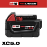 Batería M18 REDLITHIUM™ XC5.0 Milwaukee 48-11-1850 Suelta